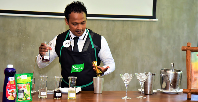 Master of Seasoning bartender at work Master of Seasoning bartender at work